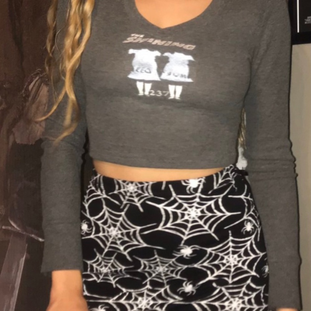 The shining crop top made by badgalnotriri